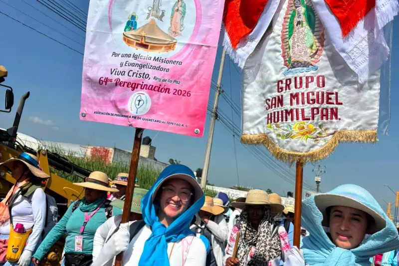 Peregrinación de Querétaro concluye con saldo blanco y reúne a 80 mil fieles en la Basílica de Guadalupe