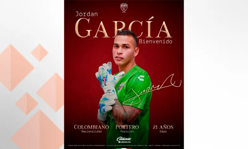 Defenderá Jordan García la cabaña del Atlante