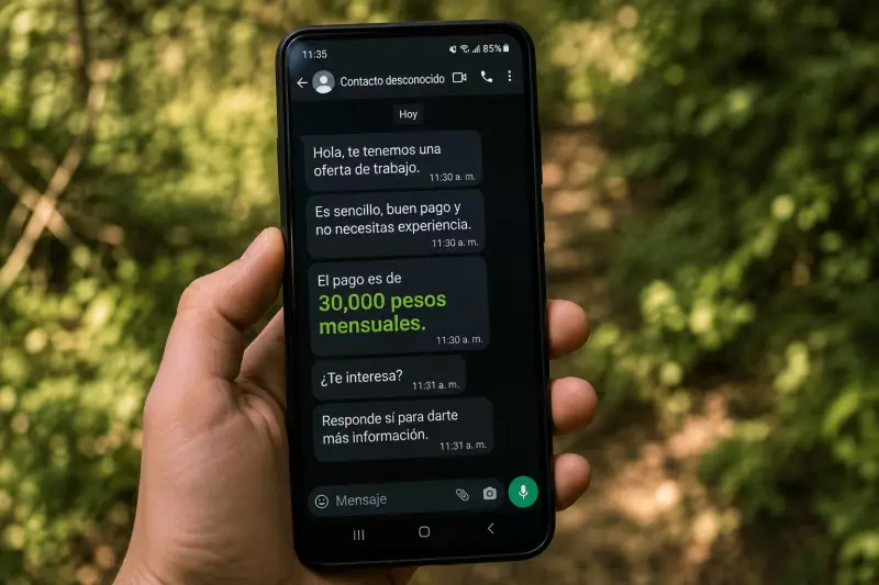 Alertan por reclutamiento de menores en redes sociales