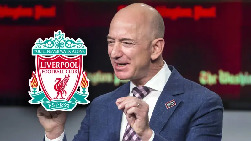 Jeff Bezos estaría cerca de comprar una tercera parte del Liverpool; el club es valuado en casi 6 mil millones de dólares