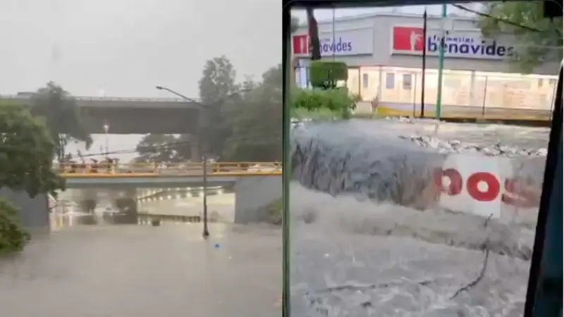 ¡Intensas lluvias en CDMX! Activan Alerta Roja y reportan inundaciones en avenidas clave