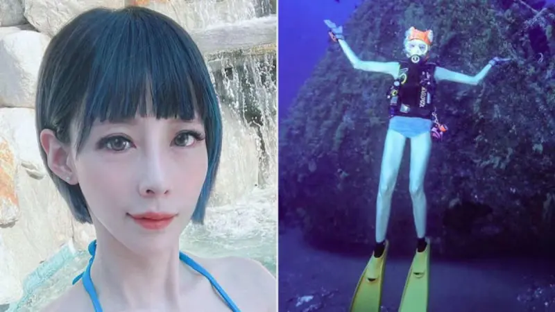 Muere a los 36 años Li Runrun, influencer taiwanesa de buceo; su madre confirmó la triste noticia