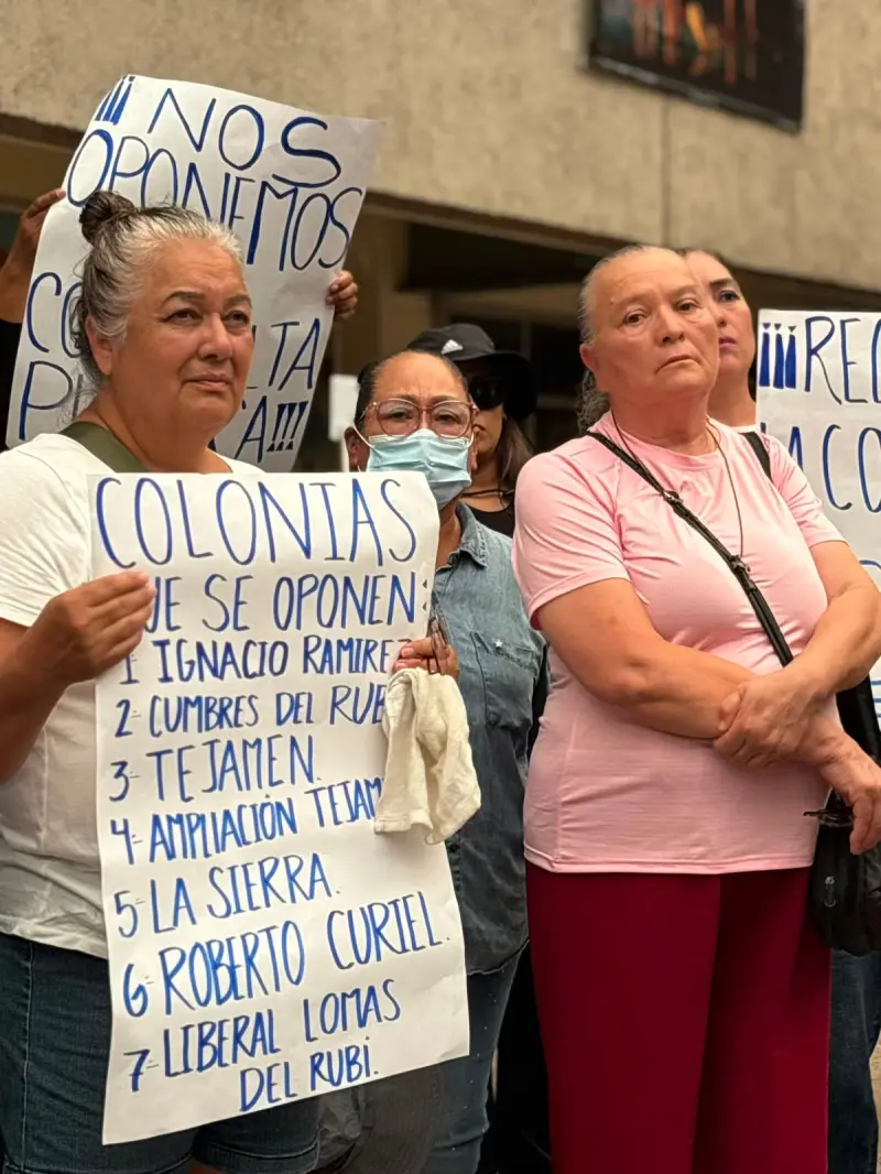Vecinos rechazan reubicación de siete colonias en Tijuana