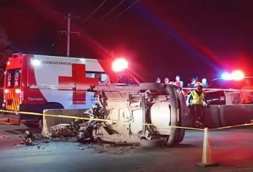 Muere automovilista tras fuerte accidente en la Torreón-San Pedro