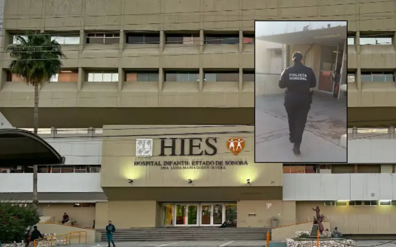 Policías trasladan a menor a hospital