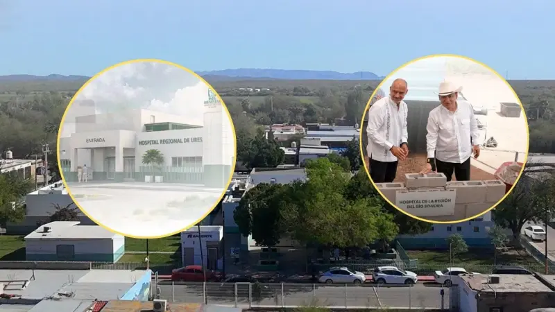 Hospital Regional del Río Sonora estará listo en 2027: tendrá toxicología, hemodiálisis y laboratorio de metales pesados