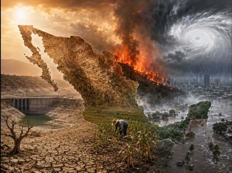 El Niño 2026 podría intensificar sequías, inundaciones e incendios en México