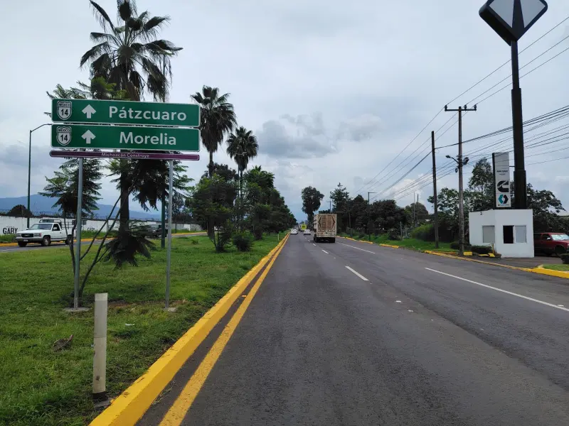Rehabilitación del libramiento oriente mejora movilidad en Uruapan: SCOP