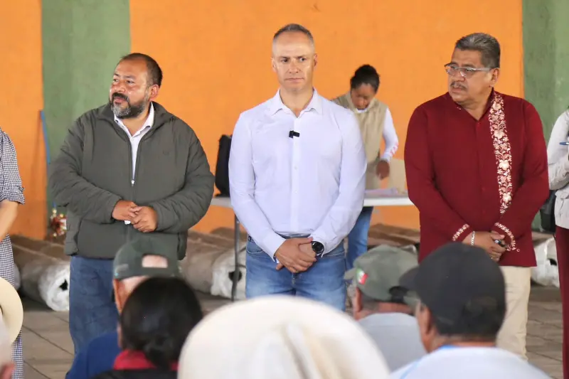 Promete Jesús Cuanalo gestionar más recursos para el campo mexiquense