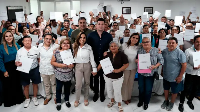 Quintana Roo cancela hipotecas de 100 familias