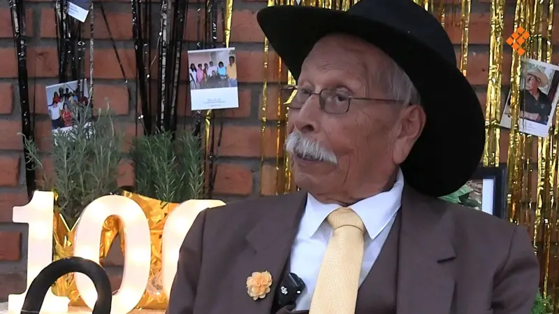 Forja Don Pedro un siglo de vida; cruzó y creó su propia frontera
