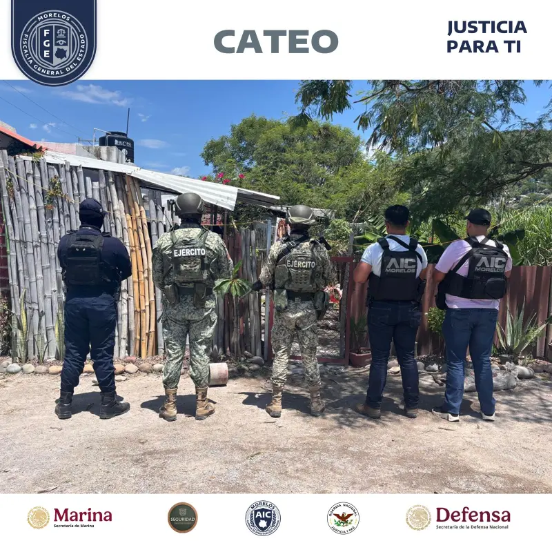 Catean casa en Jojutla presuntamente usada para vender droga