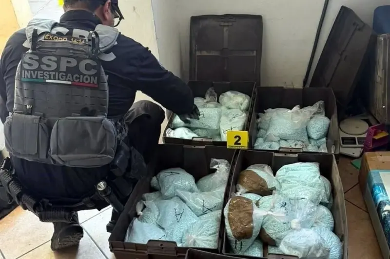 Aseguran 120 kilos de fentanilo en Mexicali