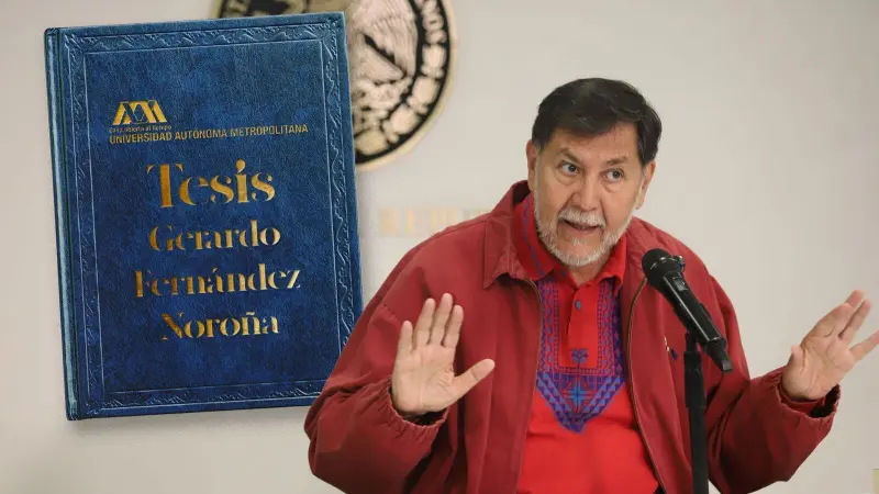 Esta es la tesis de Fernández Noroña con la que se tituló de la UAM: ‘Sobrevivió’ a robo en su casa
