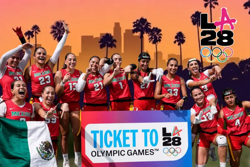 ¡México va a Los Ángeles 2028! La Selección Femenil de flag football hace historia en Düsseldorf