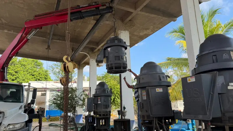 Repara CAPAMA fuga en sistema de captación Papagayo