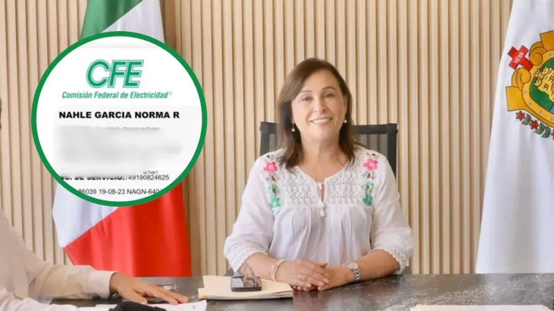 Rocío Nahle, gobernadora de Veracruz, paga 49 pesos de luz; debería ser mas de 1,500