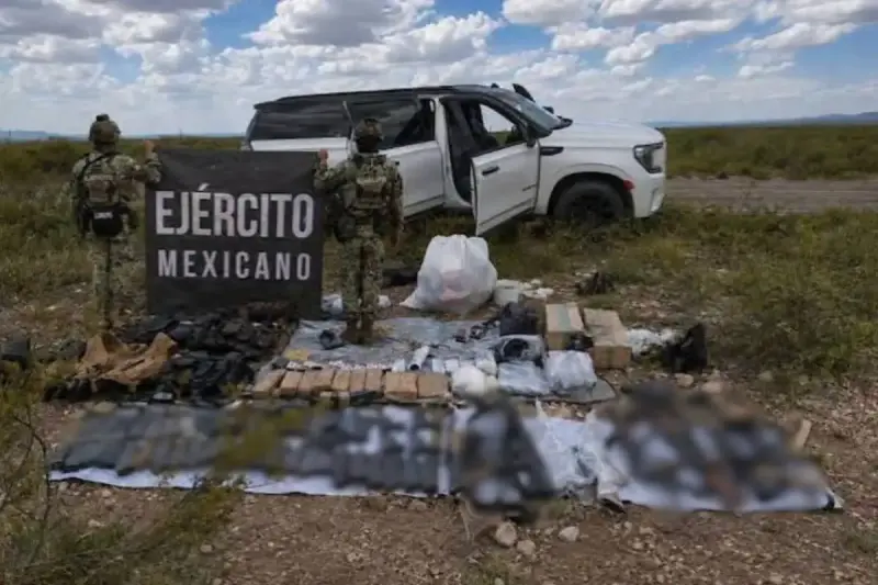 Operativo en Mapimí, Durango, deja cuatro detenidos y 12 armas aseguradas