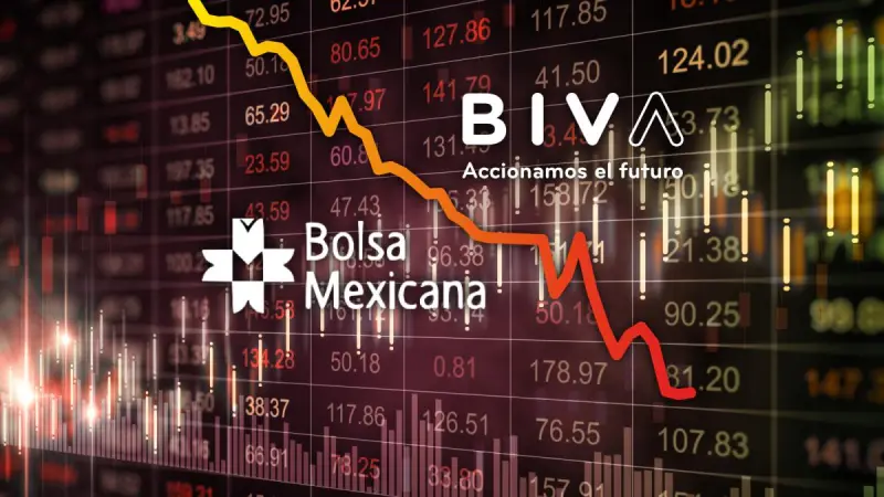 Bolsa mexicana ya perdió todo lo ganado en el presente año