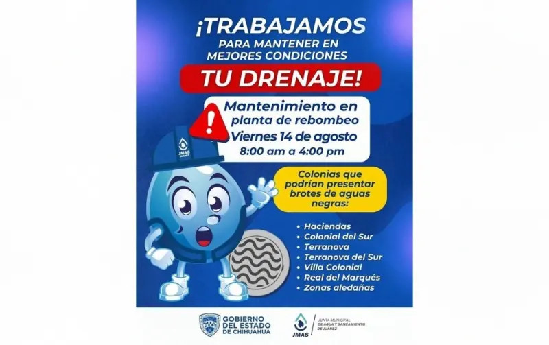 Trabajos de la JMAS dejarán sin agua a más de mil 400 familias al suroriente