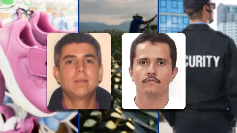 Los negocios del CJNG: Así lavan dinero con zapatos para bebé, paca y tequileras