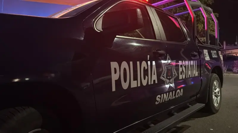 Sujetos armados atacan patrulla de la Policía Estatal en Mazatlán; reportan tres agentes heridos
