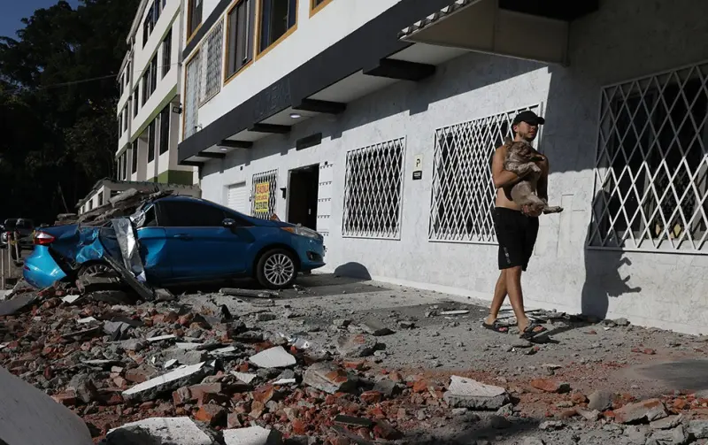 Terremoto con epicentro en Colombia sacude también a los vecinos Ecuador y Panamá