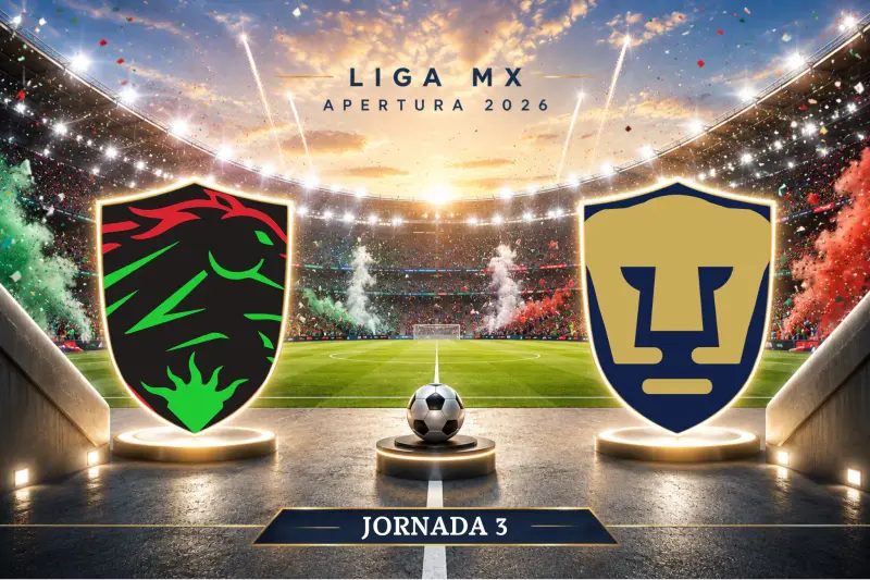 Juárez vs. Pumas: ¿Dónde y a qué hora ver el partido de la fecha 3 del Apertura 2026?