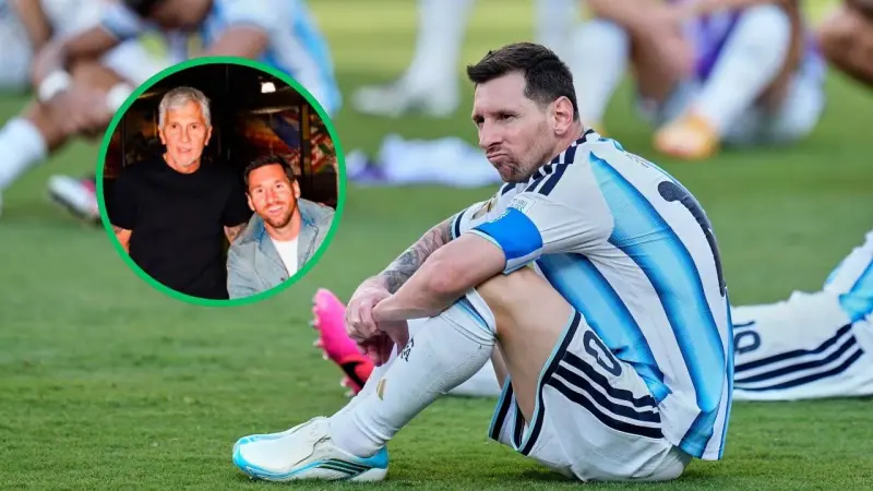 Messi se quiebra en desgarradora despedida a su padre y Cristiano Ronaldo le muestra apoyo