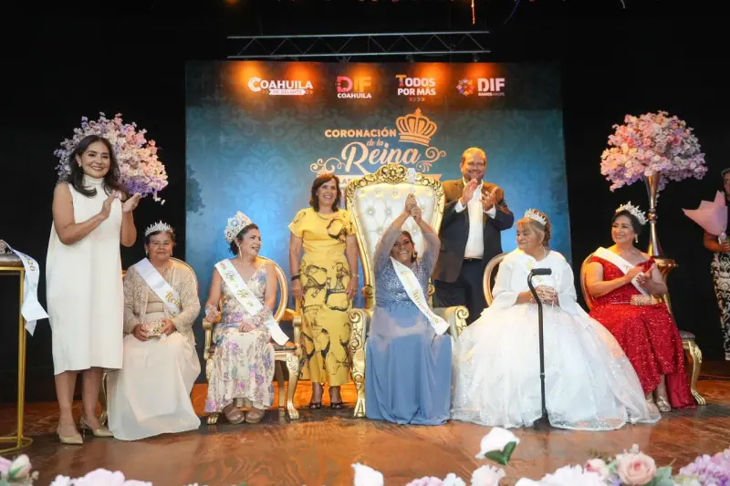 Maribel Hernández es electa Reina de las Personas Adultas Mayores de Ramos Arizpe