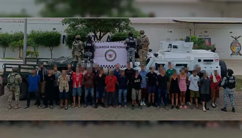 Golpe al Cártel del Pacífico: detienen a 28 y aseguran arsenal en Mazatlán
