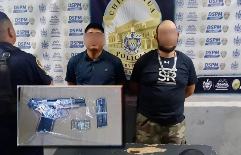 Los detienen con armas cortas en la Veteranos