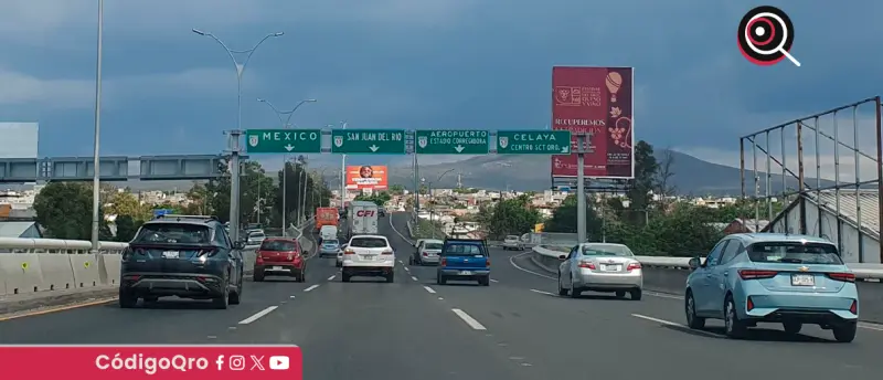 Acusa secretario de Gobierno obra “mal hecha” e incumplimiento en carretera federal 57