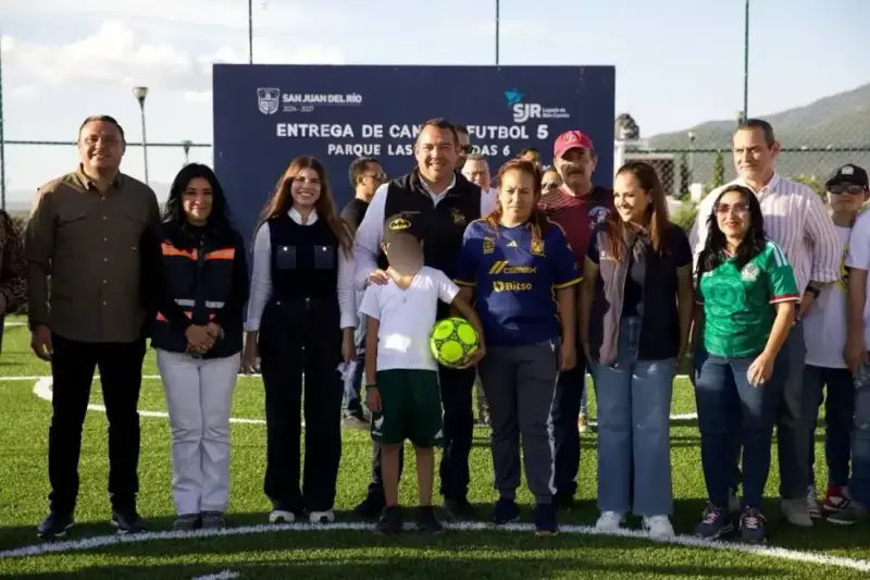 Inauguran cancha de fútbol 5 en Parque Las Haciendas 6 de la zona Oriente