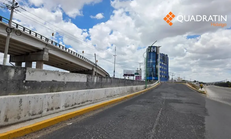 Cerrarán 45 días incorporación de Zona Plateada hacia Felipe Ángeles en Pachuca