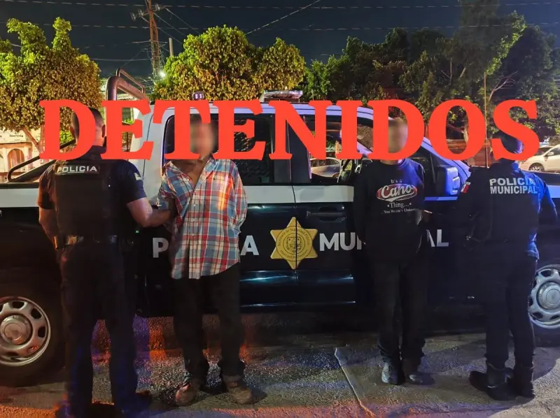 Sorprenden a dos sujetos vandalizando una sucursal bancaria en San Pablo; terminaron detenidos