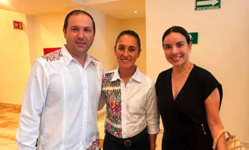 Lleva Pedro Lozano ante Sheinbaum el potencial logístico de Nuevo Laredo