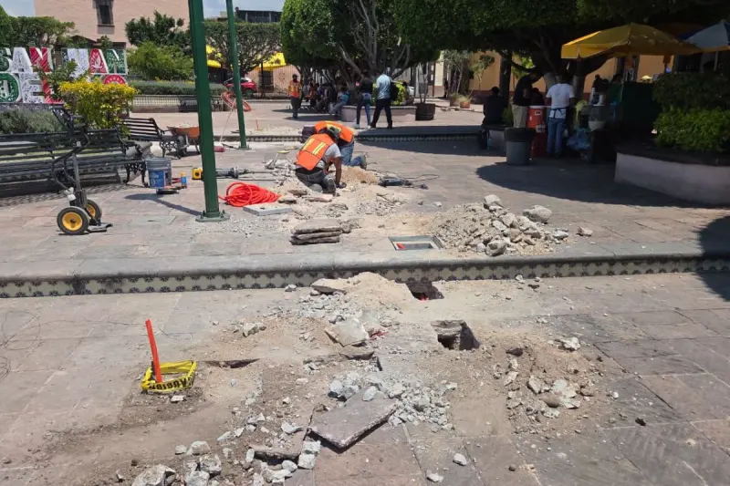 Retiran estanquillos del Jardín de la Familia