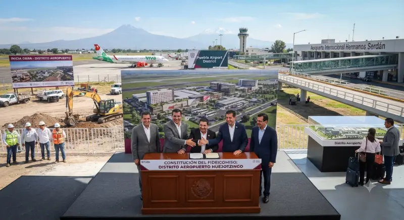 Creará Puebla fideicomiso para distrito aeroportuario