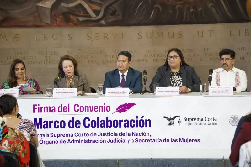 SCJN, INE, TEPJF e instituciones mexicanas firman acuerdo para proteger los derechos electorales de pueblos indígenas y afromexicanos en México