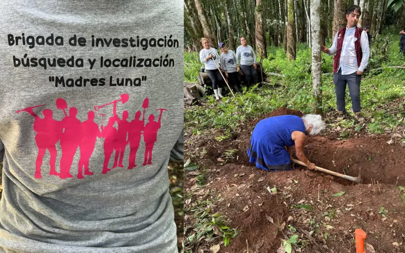 ¿Qué necesitan las familias buscadoras en Veracruz? Madres Luna pide palas, varillas, cubetas y generadores para revisar 15 posibles fosas