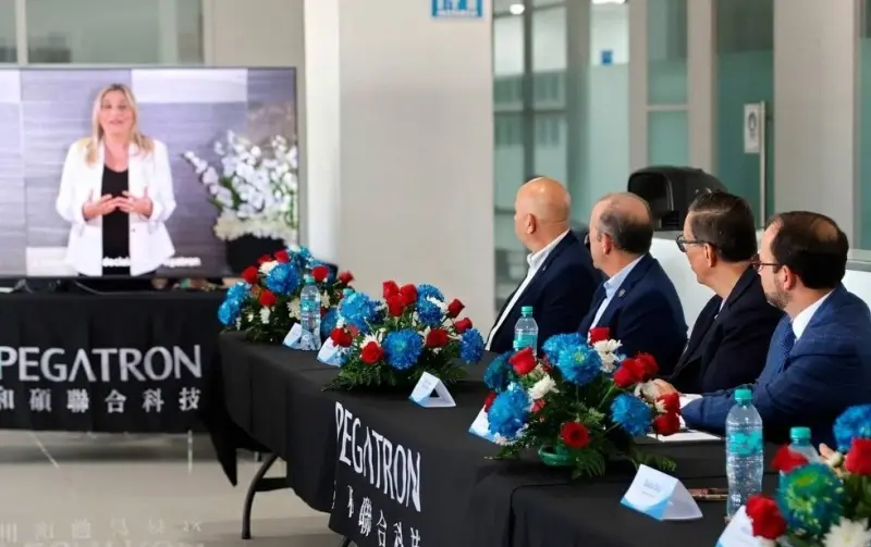Celebra gobernadora inversión de Pegatron para nueva nave industrial en Juárez