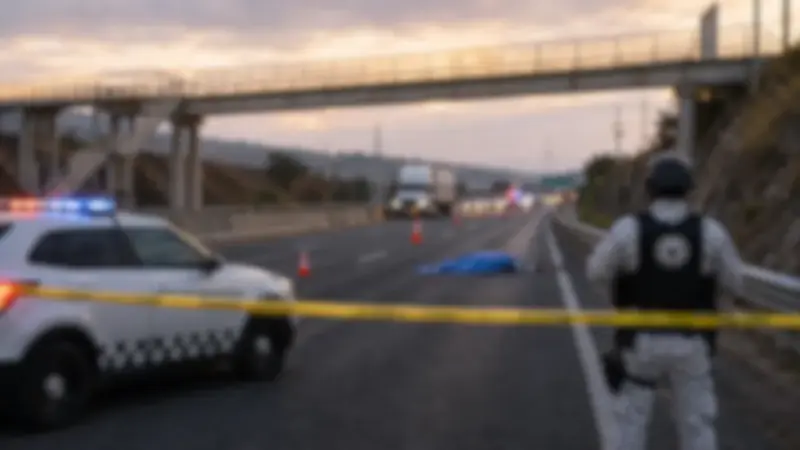 Hallan cuerpo sin vida en la autopista México-Querétaro en Tepeji del Río