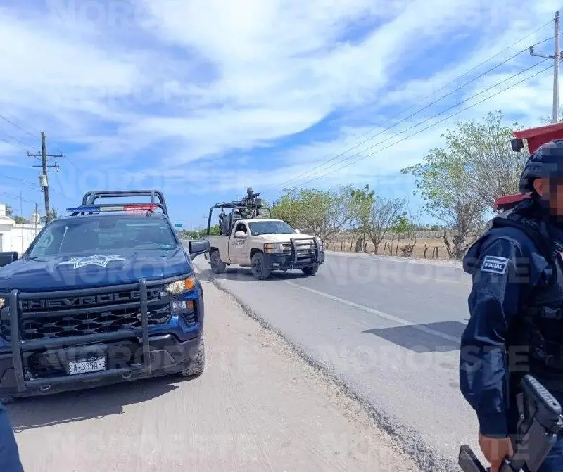 Reportan presunto enfrentamiento y detonaciones en distintos puntos de Escuinapa