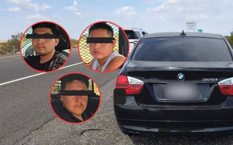 Interceptan en Arizona vehículo con tres migrantes mexicanos