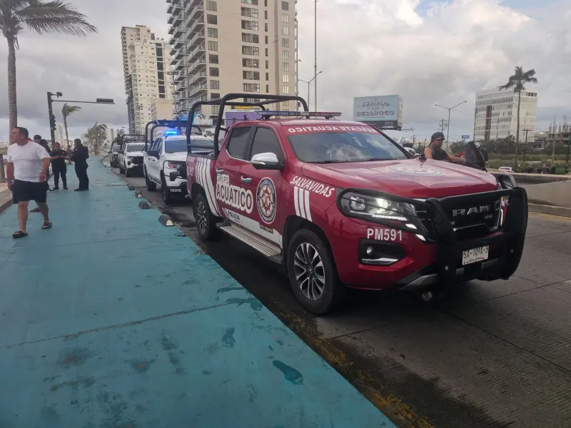 Localizan a joven desaparecido en el mar en Mazatlán