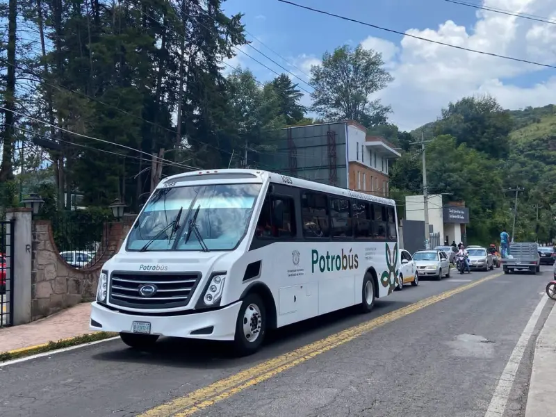 Denuncian alumnos saturación del Potrobus de la UAEMéx en Temascaltepec