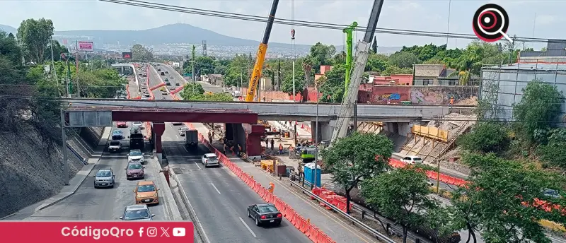 Obra del tren en Bernardo Quintana concluirá antes de lo previsto