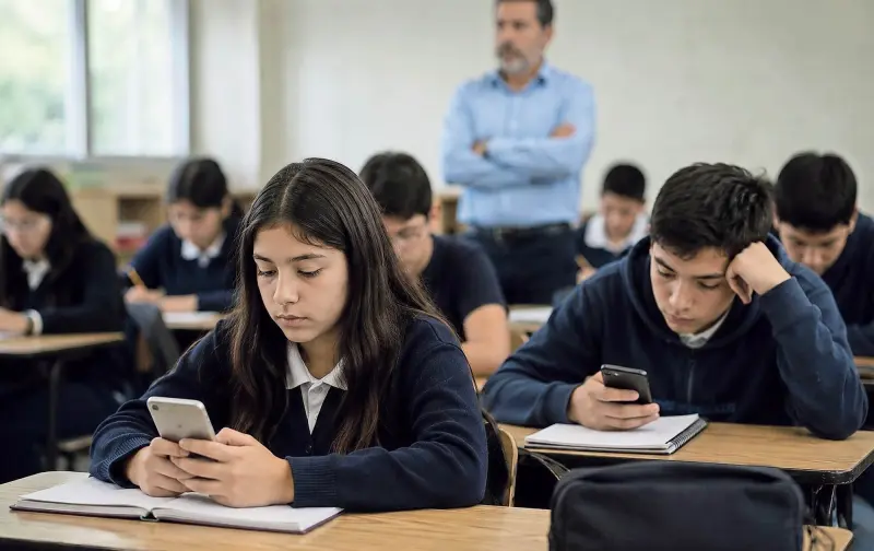 Avanza veto global a los móviles en las aulas