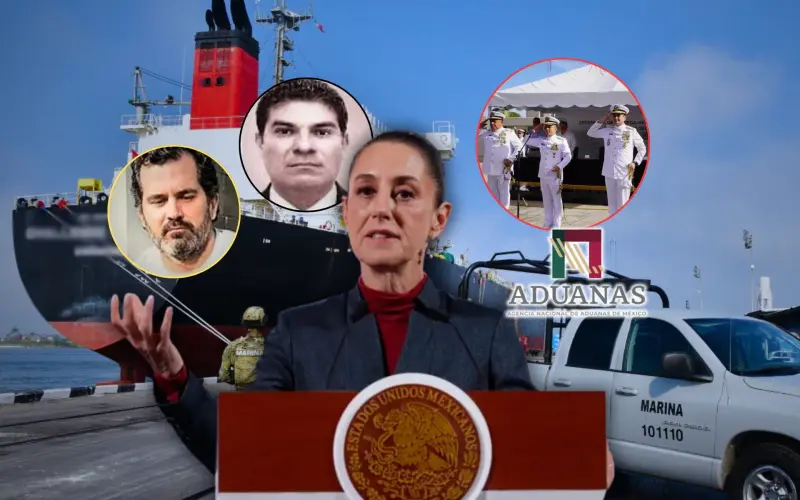 Luego de que se reveló la red de huachicol fiscal vinculada a mandos de la Semar tras la llegada del megabuque de EEUU, Sheinbaum aseguró que el problema está “prácticamente terminado” por las detenciones y operativos en aduanas, y que las ventas “legales